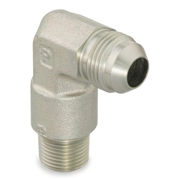 Parker Triple-Lok 37 Deg Flare 90 Deg Elbow Male JIC to Male Pipe, Long Drop, CCTX 6 CCTX-S - main